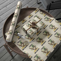 Funny Raccoon St Patrick's Day Wrapping Paper Roll I Could Be More Dramatic