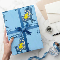 Funny Raccoon Wrapping Paper Roll In The Interest Of Full Transparency It Was Not Easy Peasy Lemon Squeezy - Wonder Print Shop