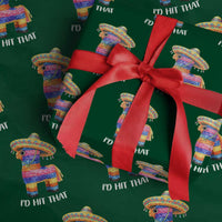 Funny Rainbow Pinata Sombrero Wrapping Paper Roll Id Hit That