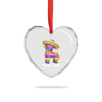 Funny Rainbow Pinata Sombrero Heart Crystal Glass Ornament Id Hit That