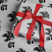 Funny Raven Brainrot Six Seven Meme Gift Wrapping Paper Roll - Wonder Print Shop