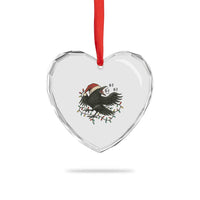 Funny Raven Six Seven Meme Heart Crystal Glass Ornament Christmas Gift For Gen Z - Wonder Print Shop