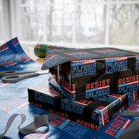 Funny Resist The Power Of The People Is Greater Than The People In Power Wrapping Paper Roll - Wonder Print Shop