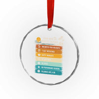 Funny Retirement Gift Crystal Glass Ornament New Benefits Package Retro Retired 2026