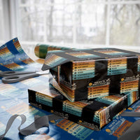 Funny Retirement Gift Wrapping Paper Roll New Benefits Package Retro Retired 2026