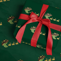 Funny Retro Game Tacosaurus Wrapping Paper Roll Cinco De Mayo Taco Lover Gift