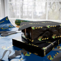 Funny Retro Game Tacosaurus Wrapping Paper Roll Cinco De Mayo Taco Lover Gift