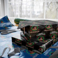 Funny Retro Merry Christmas Nukka Parody Wrapping Paper Roll Holiday Cheer 90s Xmas Throwback Parody - Wonder Print Shop