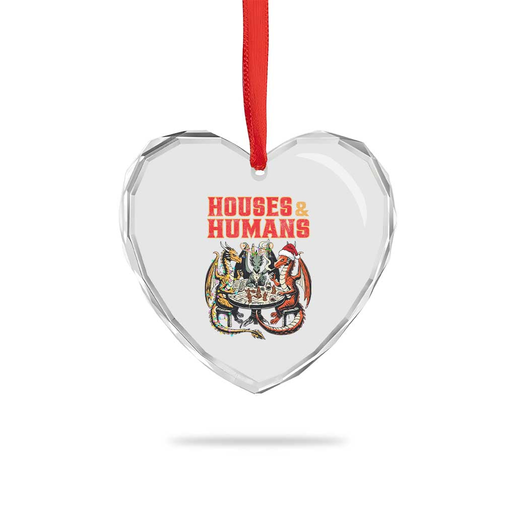 Funny Rpg Christmas Game Heart Crystal Glass Ornament Houses And Humans Tabletop Game Xmas Dragon - Wonder Print Shop