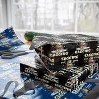 Funny Sagging But Still Gagging Christmas Frog Wrapping Paper Roll Funny Cringe Meme Gag Humor - Wonder Print Shop