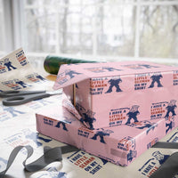 Funny Sailor Pun Wrapping Paper Roll I Have Little Seaman on My Shirt Retro Humor