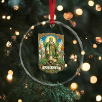 Funny Saint Patrick Go'n Git Snake Crystal Glass Ornament St Patricks Day