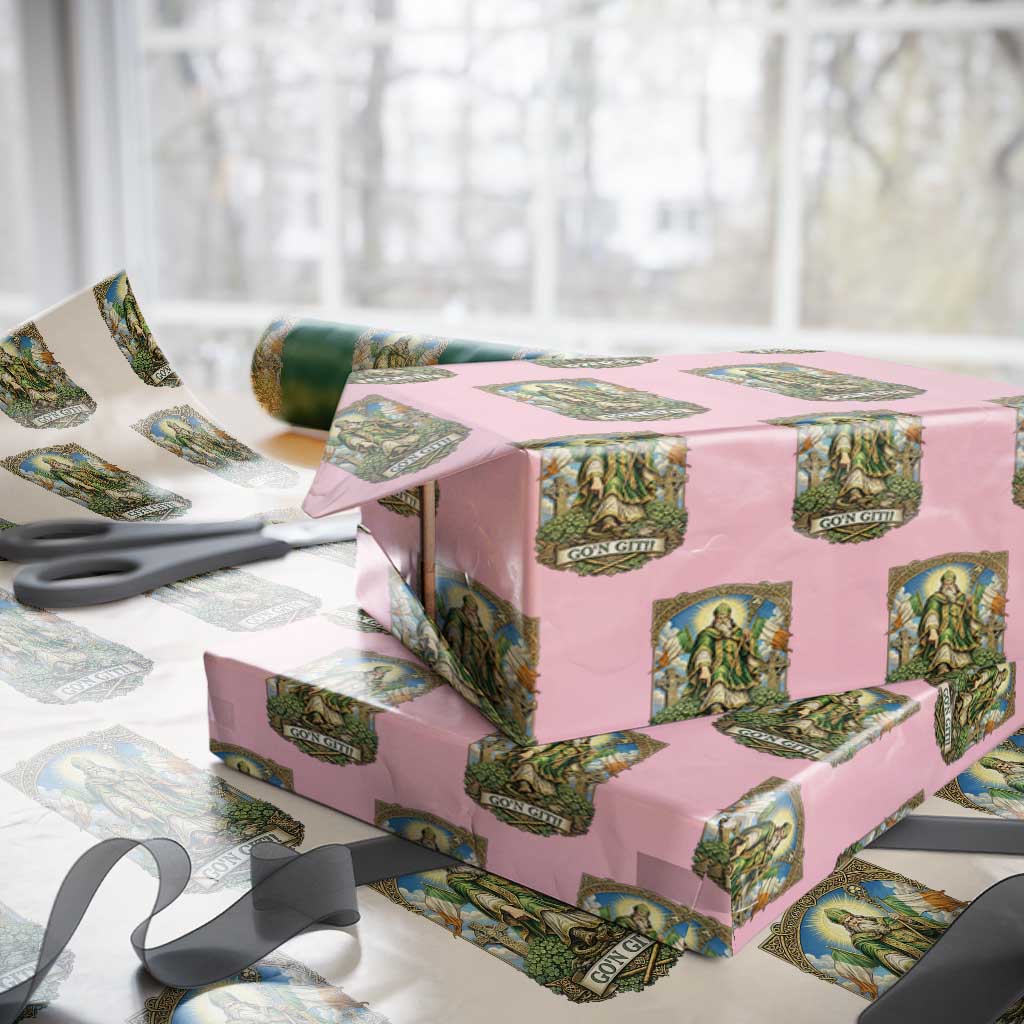 Funny Saint Patrick Go'n Git Snake Wrapping Paper Roll St Patricks Day