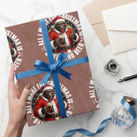 Funny Santa Bigfoot Dartist Beer Lover Wrapping Paper Roll Merry Dartsmas Christmas Gift - Wonder Print Shop