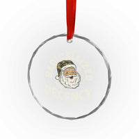 Funny Santa Camo Christmas Crystal Glass Ornament Radicalized By Basic Decency - Wonder Print Shop