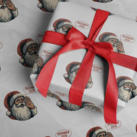 Funny Santa Christmas December 25 Wrapping Paper Roll - Wonder Print Shop