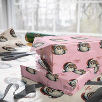 Funny Santa Christmas December 25 Wrapping Paper Roll - Wonder Print Shop