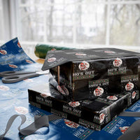 Funny Santa Christmas Wrapping Paper Roll Snows Out Hos Out Ugly Xmas - Wonder Print Shop