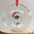 Funny Santa Claus Crystal Glass Ornament African American Xmas Vintage Black Santa - Wonder Print Shop