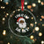 Funny Santa Claus Crystal Glass Ornament African American Xmas Vintage Black Santa - Wonder Print Shop