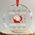 Funny Santa Crystal Glass Ornament Ugly Ass XMas Elephant Gift for Him - Wonder Print Shop