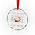 Funny Santa Crystal Glass Ornament Ugly Ass XMas Elephant Gift for Him - Wonder Print Shop