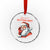 Funny Santa Crystal Glass Ornament You Ain't Getting Shit Retro - Wonder Print Shop