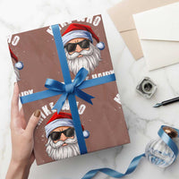 Funny Santa Jokes Wrapping Paper Roll Mike Who Chesse Hairy Inappropriate Adult Humor Christmas - Wonder Print Shop