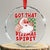 Funny Santa Rizz Xmas Crystal Glass Ornament Got That Rizzmas Spirit Retro Groovy - Wonder Print Shop