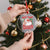 Funny Santa Rizz Xmas Crystal Glass Ornament Got That Rizzmas Spirit Retro Groovy - Wonder Print Shop