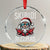 Funny Santa Rizz Xmas Crystal Glass Ornament Skibidi Rizzmas Gen Alpha Slang Cool Santa - Wonder Print Shop