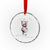 Funny Santa Rizz Xmas Crystal Glass Ornament Skibiti Toilet Rizzmas - Wonder Print Shop