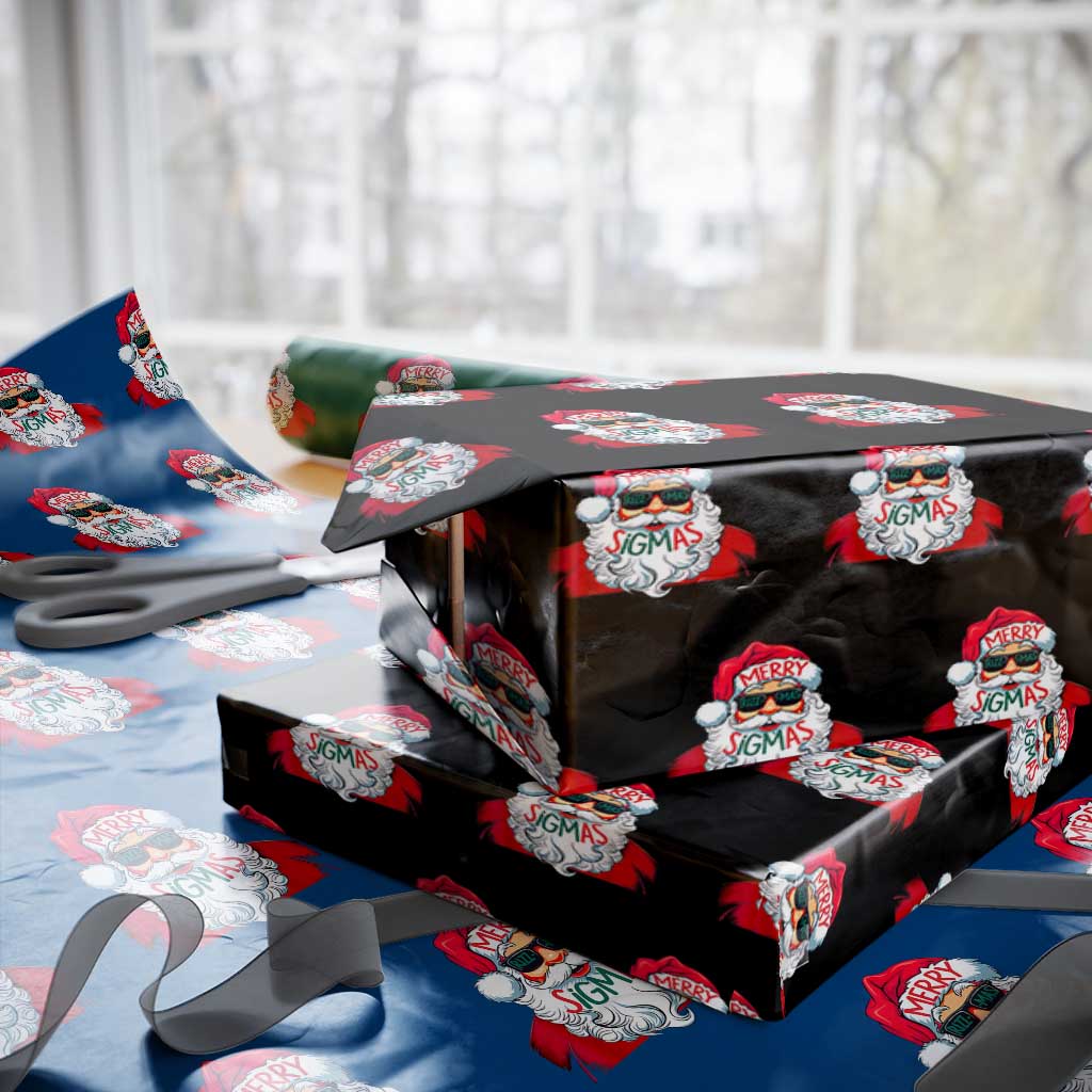 Funny Santa Rizz Xmas Wrapping Paper Roll Merry Rizzmas Sigmas Xmas Gen Alpha Middle School
