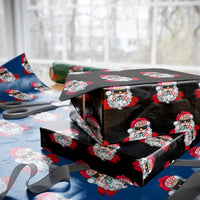 Funny Santa Rizz Xmas Wrapping Paper Roll Merry Rizzmas Sigmas Xmas Gen Alpha Middle School