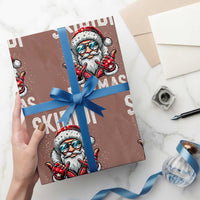 Funny Santa Rizz Xmas Wrapping Paper Roll Skibidi Rizzmas Gen Alpha Slang Cool Santa