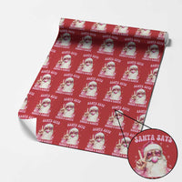 Funny Santa Says Womens Rights Wrapping Paper Roll Feminist Activist Christmas Gift - Wonder Print Shop