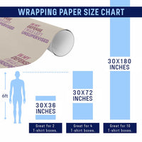 Funny Sarcastic Quote Wrapping Paper Roll In My Defense I Was Left Unsupervised