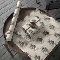 Funny Sarcastic Raccoon Coffee Lover Wrapping Paper Roll Your Opinion Is Trash Gift - Wonder Print Shop