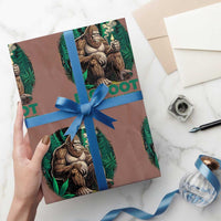 Funny Sasquatch Marijuana Wrapping Paper Roll Bigfoot Stole My Weed Vintage 420 - Wonder Print Shop
