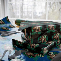 Funny Sasquatch Marijuana Wrapping Paper Roll Bigfoot Stole My Weed Vintage 420 - Wonder Print Shop