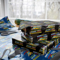 Funny School Bus Driver Life Wrapping Paper Roll Back to School Teacher Kids