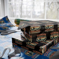 Funny School Is Important But Snowboarding Is Importanter Wrapping Paper Roll - Wonder Print Shop