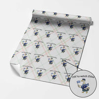 Funny Scottish Goose Scotland Football Wrapping Paper Roll Off to Watch Fitba Soccer Fans Meme