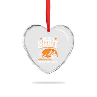 Funny Scout Heart Crystal Glass Ornament Being A Scout Is Not A Hobby Survival Skill Adventure - Wonder Print Shop