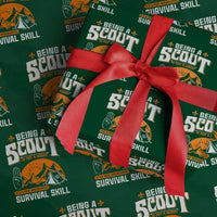 Funny Scout Wrapping Paper Roll Being A Scout Is Not A Hobby Survival Skill Adventure - Wonder Print Shop
