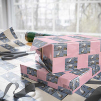 Funny Seagull Papa Wrapping Paper Roll Fathers Day Gift Ocean Life Dad Graphic