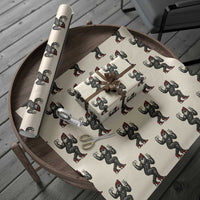 Funny Sexy Bigfoot Selfie Wrapping Paper Roll Sasquatch Lover Gift
