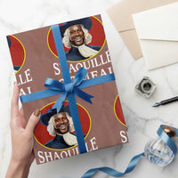 Funny Shaquille Oatmeal Wrapping Paper Roll Shaq O'neal Meme Cereal Parody - Wonder Print Shop