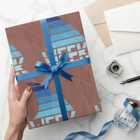 Funny Shark Fin Week Retro Ocean Wildlife Vintage Wrapping Paper Roll