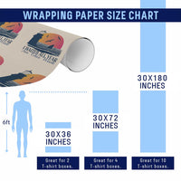 Funny Shark Lover Week Wrapping Paper Roll I Waited All Year For This Week - Wonder Print Shop